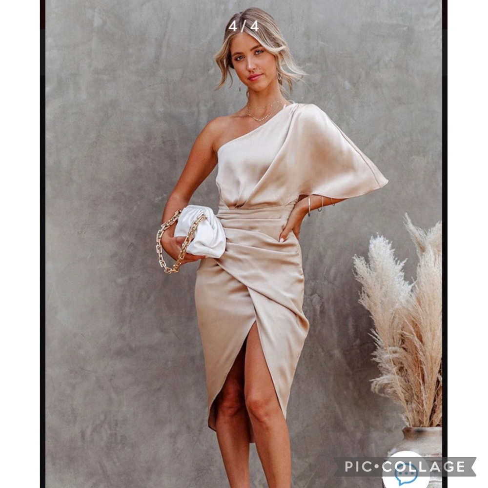 BNIB Gorgeous one shoulder sheath dress
